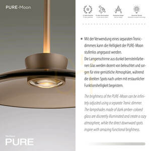 PURE MOON 2193-97 Brown 6xLED Pendant Light 4 PURE MOON 2193-97 Brown 6xLED Pendant Light small 4