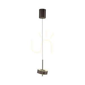 Q-ROTATE 2247-34 Brown 1xLED Pendant Light small 12
