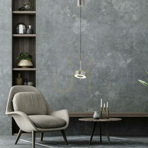 Q-ROTATE 2247-95 Silver 1xLED Pendant Light small 15