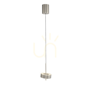 Q-ROTATE 2247-95 Silver 1xLED Pendant Light small 7