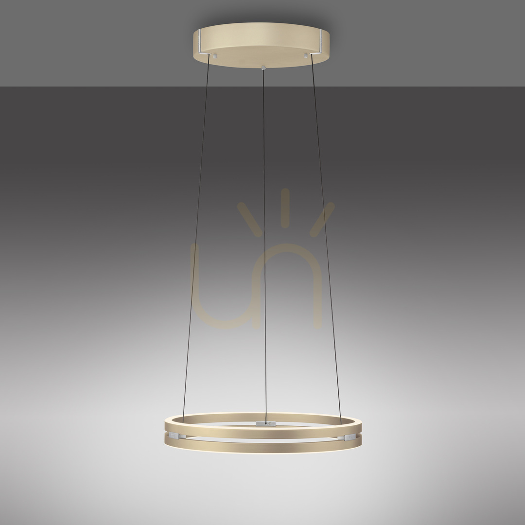 Preview PURE E-LOOP 2550-60 Brass 2xLED Pendant Light PURE E-LOOP 2550-60 Brass 2xLED Pendant Light