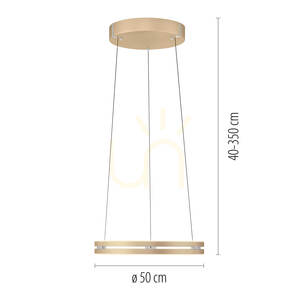 PURE E-LOOP 2550-60 Brass 2xLED Pendant Light 7 PURE E-LOOP 2550-60 Brass 2xLED Pendant Light small 7