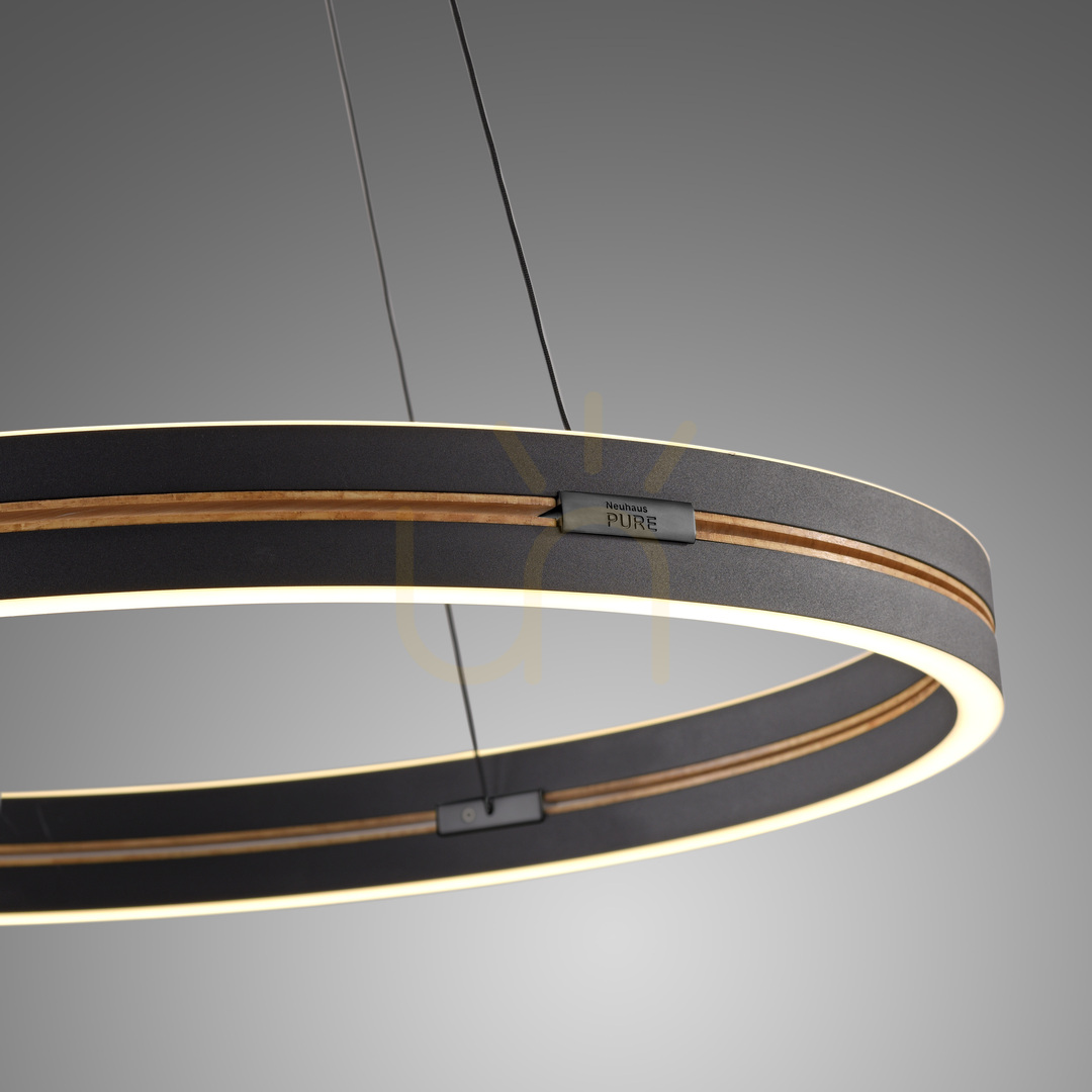 Display PURE E-LOOP 2551-18 Black 2xLED Pendant Light PURE E-LOOP 2551-18 Black 2xLED Pendant Light