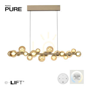 PURE E-POPUP 2557-97 Gold 18xLED Pendant Light small 1