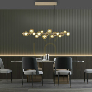 PURE E-POPUP 2557-97 Gold 18xLED Pendant Light small 22