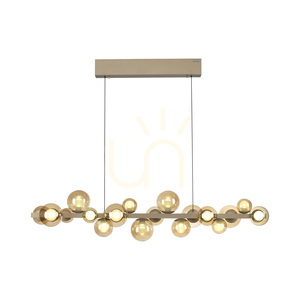 PURE E-POPUP 2557-97 Gold 18xLED Pendant Light small 27