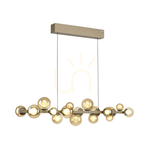 PURE E-POPUP 2557-97 Gold 18xLED Pendant Light small 7
