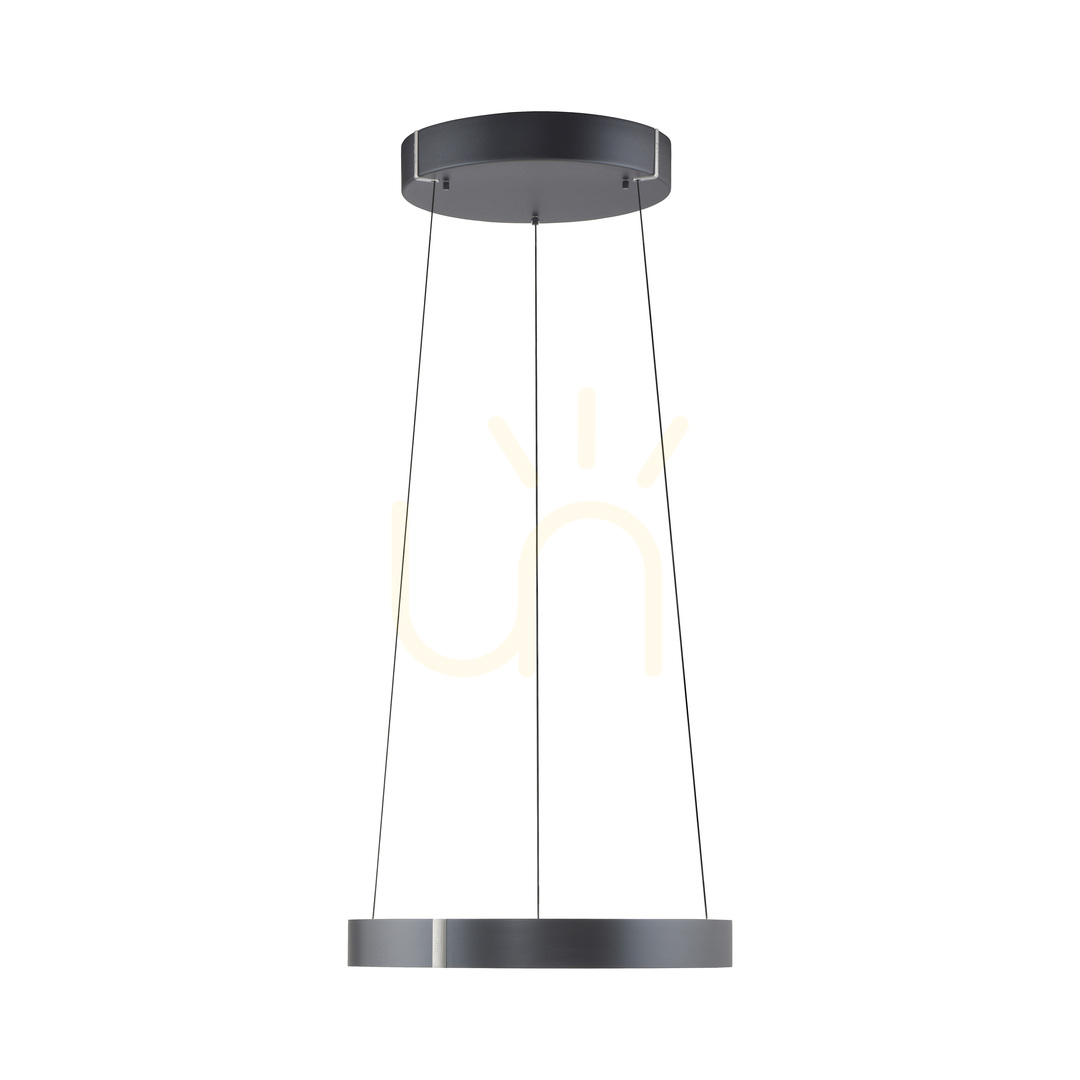 Preview PURE E-CLIPSE 2560-15 Gray 2xLED Pendant Light PURE E-CLIPSE 2560-15 Gray 2xLED Pendant Light