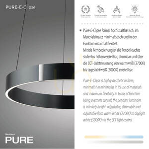 PURE E-CLIPSE 2560-15 Gray 2xLED Pendant Light 4 PURE E-CLIPSE 2560-15 Gray 2xLED Pendant Light small 4