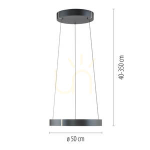 PURE E-CLIPSE 2560-15 Gray 2xLED Pendant Light 7 PURE E-CLIPSE 2560-15 Gray 2xLED Pendant Light small 7