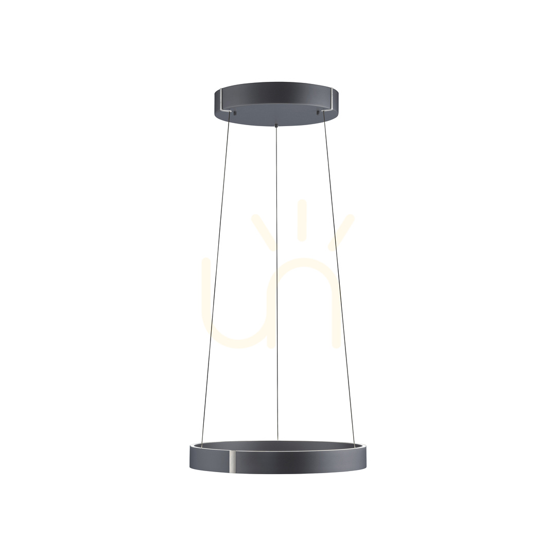 Show PURE E-CLIPSE 2560-15 Gray 2xLED Pendant Light PURE E-CLIPSE 2560-15 Gray 2xLED Pendant Light