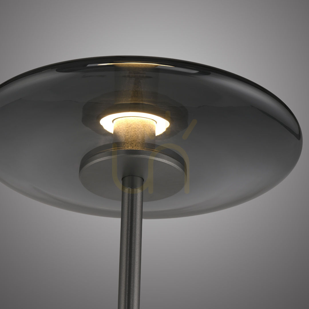Show PURE VITRUM 481-15 Floor Lamp, Gray, 2xLED PURE VITRUM 481-15 Floor Lamp, Gray, 2xLED