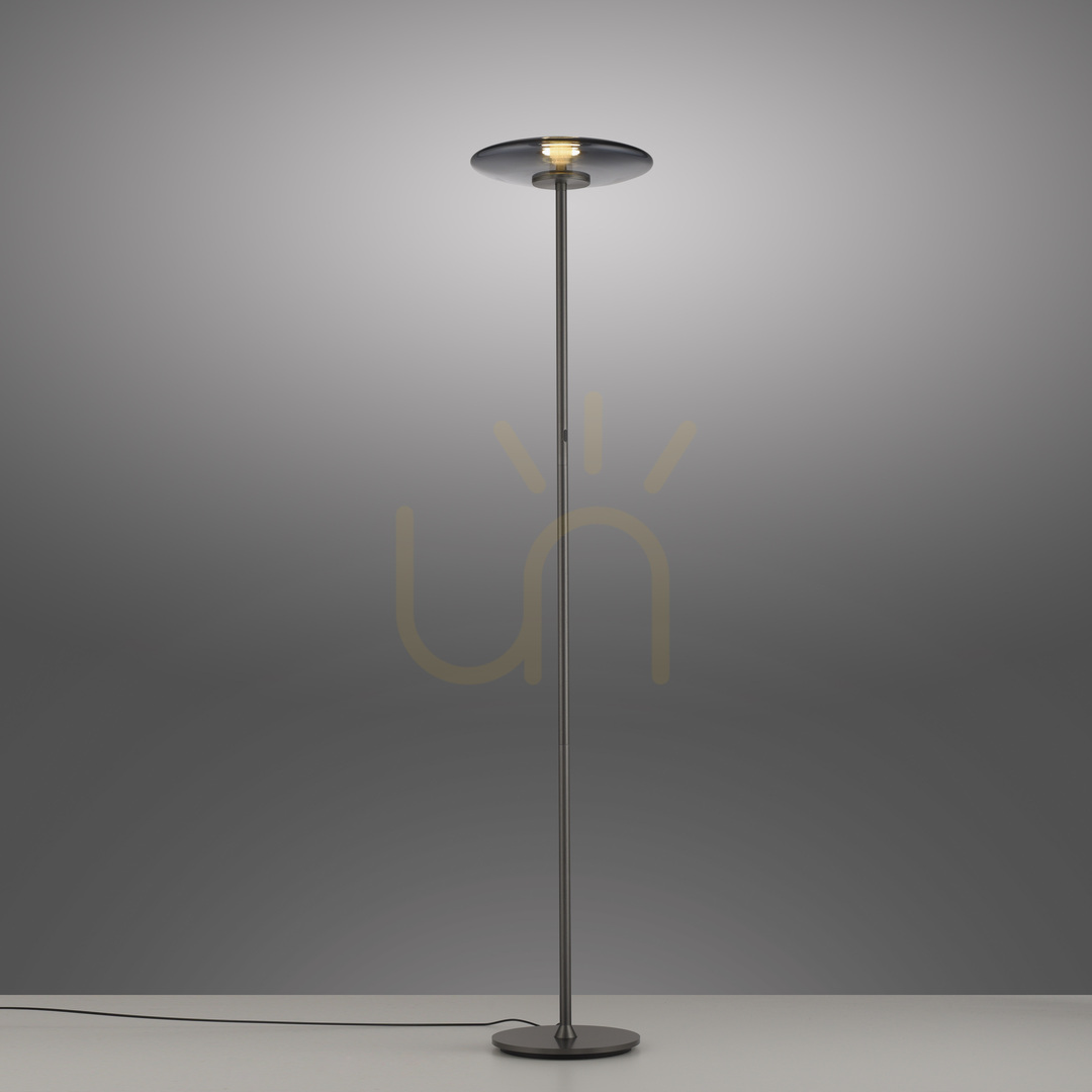 Check PURE VITRUM 481-15 Floor Lamp, Gray, 2xLED PURE VITRUM 481-15 Floor Lamp, Gray, 2xLED