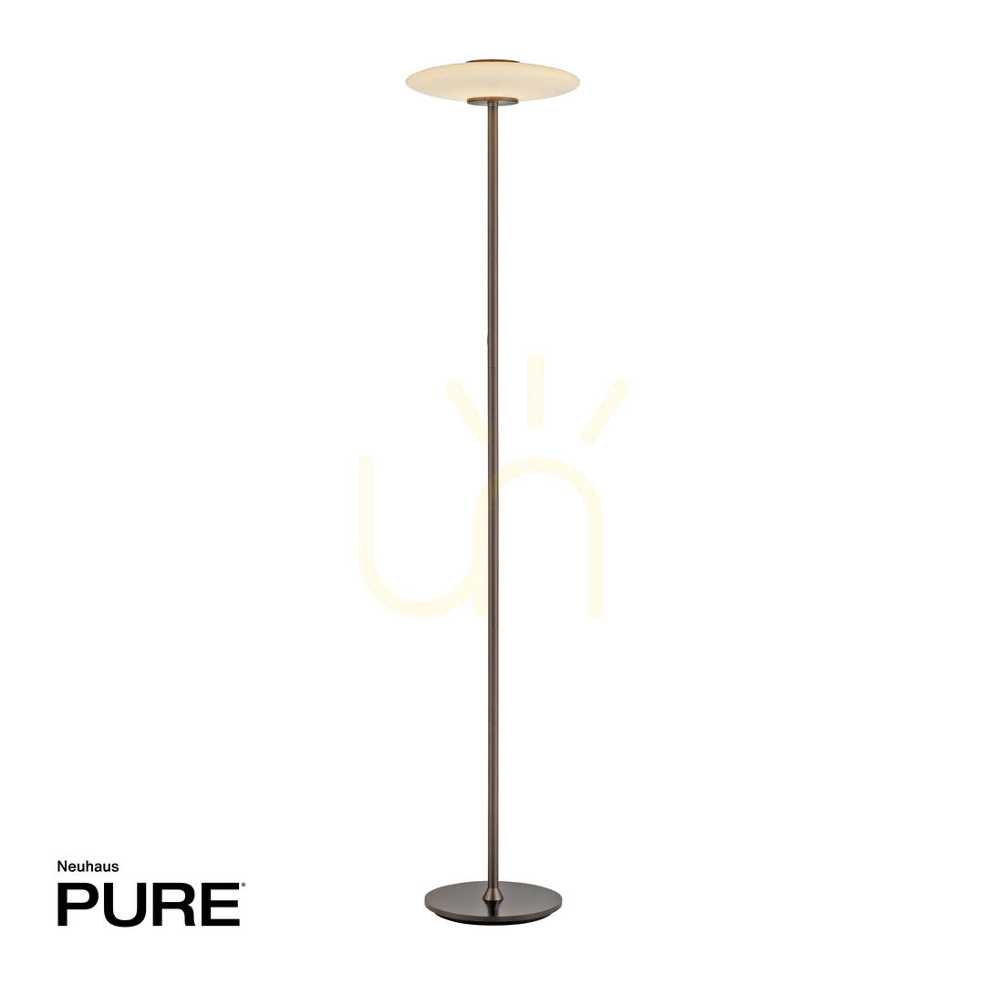 View PURE VITRUM 481-34 Floor Lamp, Brown, 2xLED PURE VITRUM 481-34 Floor Lamp, Brown, 2xLED