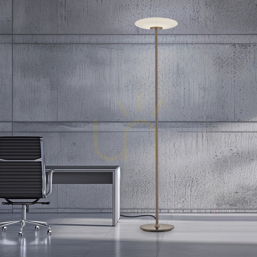 Check Paul Neuhaus PURE Vitrum 481-34 floor lamp, brown, 2xLED