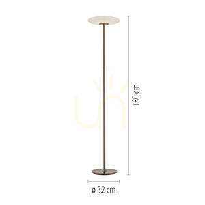 PURE VITRUM 481-34 Floor Lamp, Brown, 2xLED 8 PURE VITRUM 481-34 Floor Lamp, Brown, 2xLED small 8