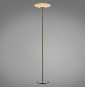 PURE VITRUM 481-34 Floor Lamp, Brown, 2xLED 0 PURE VITRUM 481-34 Floor Lamp, Brown, 2xLED small 0