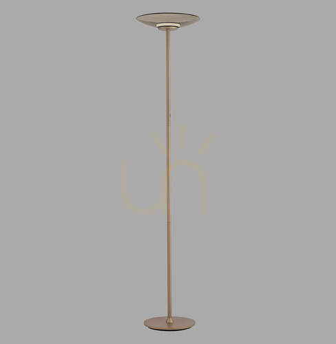Check PURE MOON 594-97 Floor Lamp, Brown, 2xLED