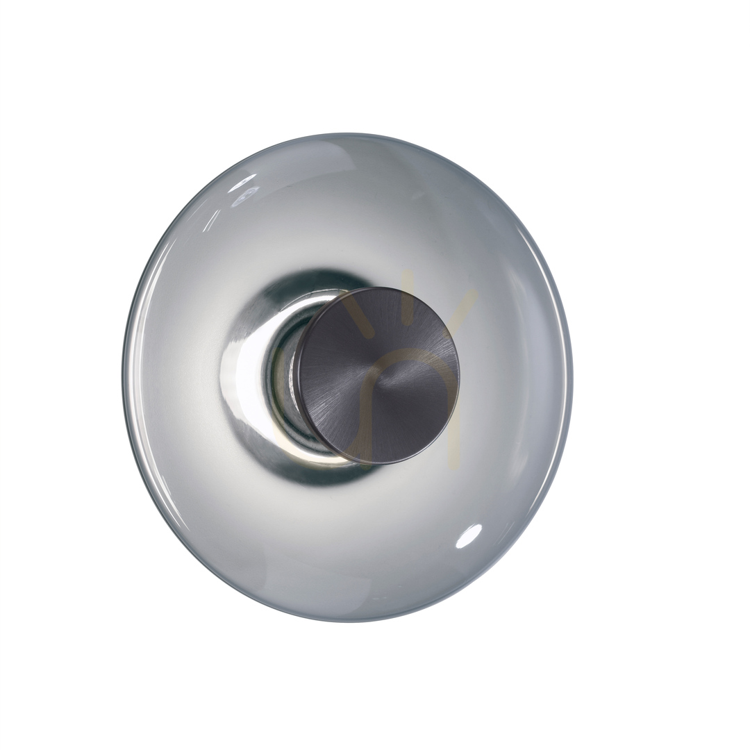 Check PURE VITRUM 6082-15 Wall Sconce, Gray, 1xLED PURE VITRUM 6082-15 Wall Sconce, Gray, 1xLED