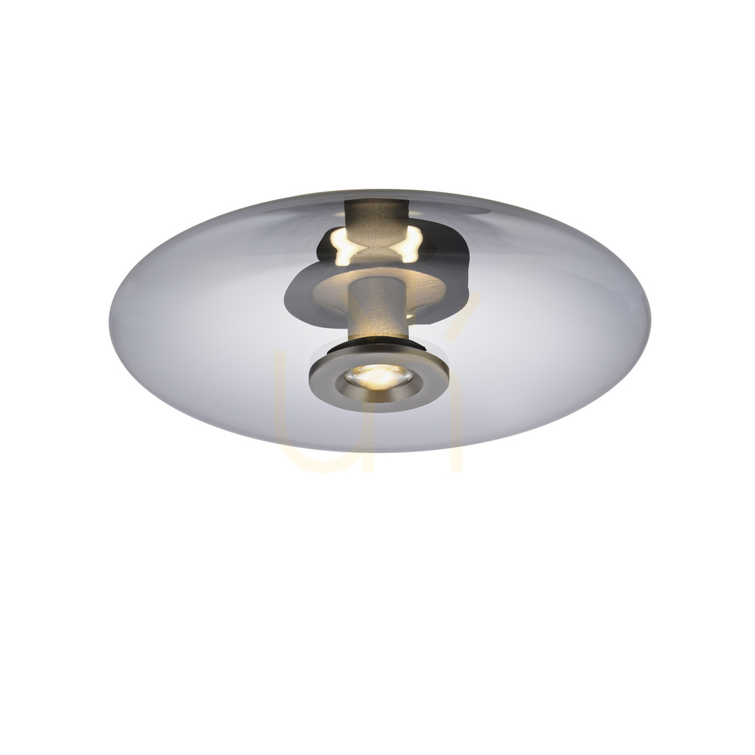 Check PURE VITRUM 6083-15 Ceiling Light, Gray, 2xLED PURE VITRUM 6083-15 Ceiling Light, Gray, 2xLED