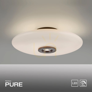 Paul Neuhaus PURE Vitrum 6083-34 brown ceiling light, 2xLED small 13