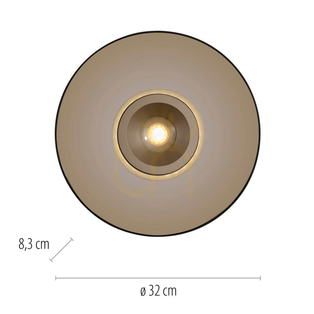 Display PURE MOON 6094-97 Brown Ceiling Light, 2xLED PURE MOON 6094-97 Brown Ceiling Light, 2xLED
