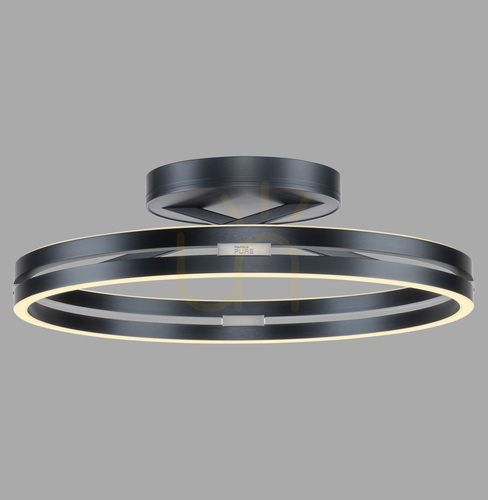 Check PURE LOOP 6552-15 Ceiling Light, Gray, 2xLED