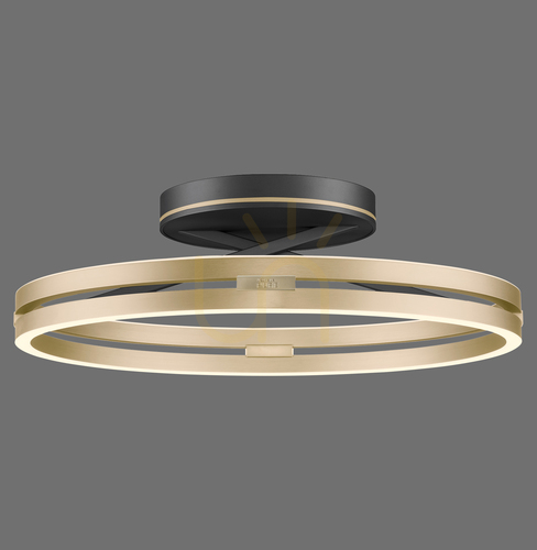 Check PURE LOOP 6552-68 Black Ceiling Light, 2xLED