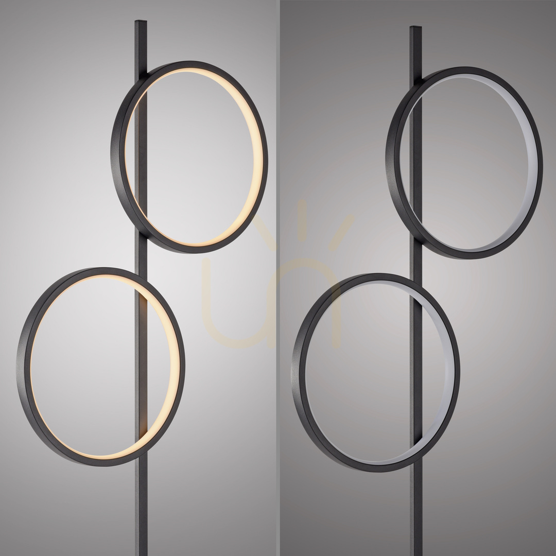 Display MINI RITUS 15396-18 Floor Lamp, Black, 2xLED MINI RITUS 15396-18 Floor Lamp, Black, 2xLED
