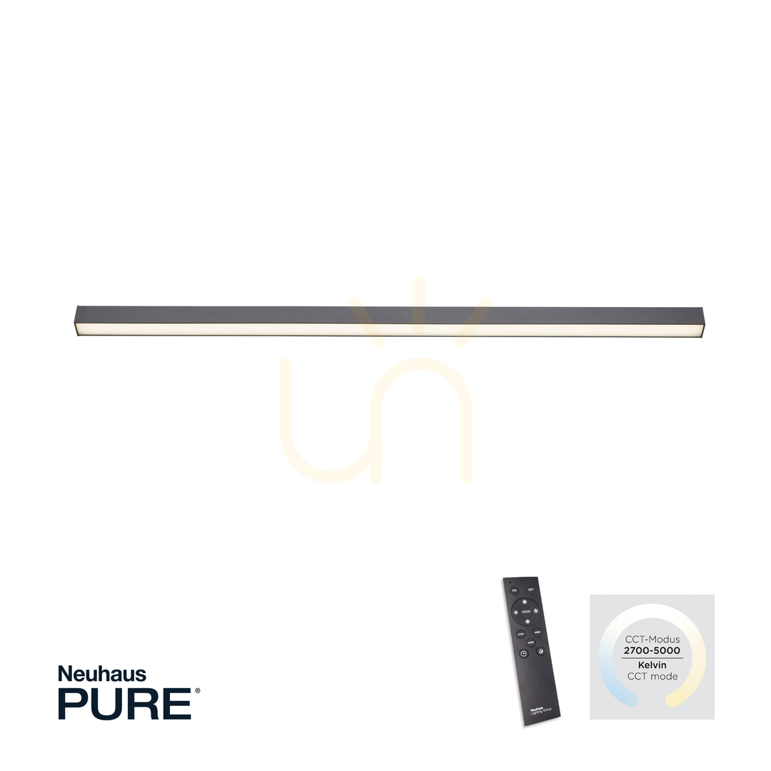 View PURE-LINES 6021-13 Ceiling Light, Anthracite, 1xLED PURE-LINES 6021-13 Ceiling Light, Anthracite, 1xLED