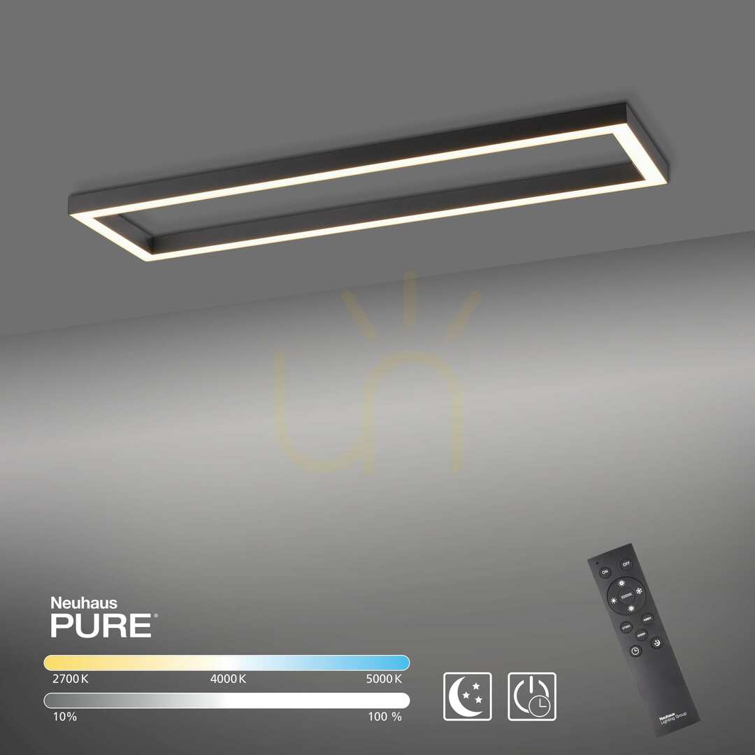 Show PURE-LINES 6023-13 Ceiling Light, Anthracite, 1xLED PURE-LINES 6023-13 Ceiling Light, Anthracite, 1xLED
