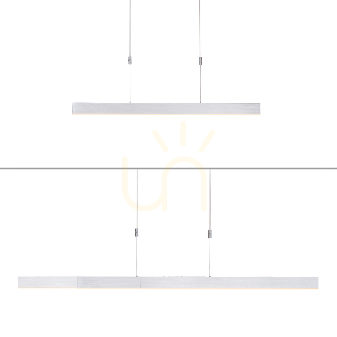 View PURE-MOTO 2525-95 Silver 3xLED Pendant Light PURE-MOTO 2525-95 Silver 3xLED Pendant Light