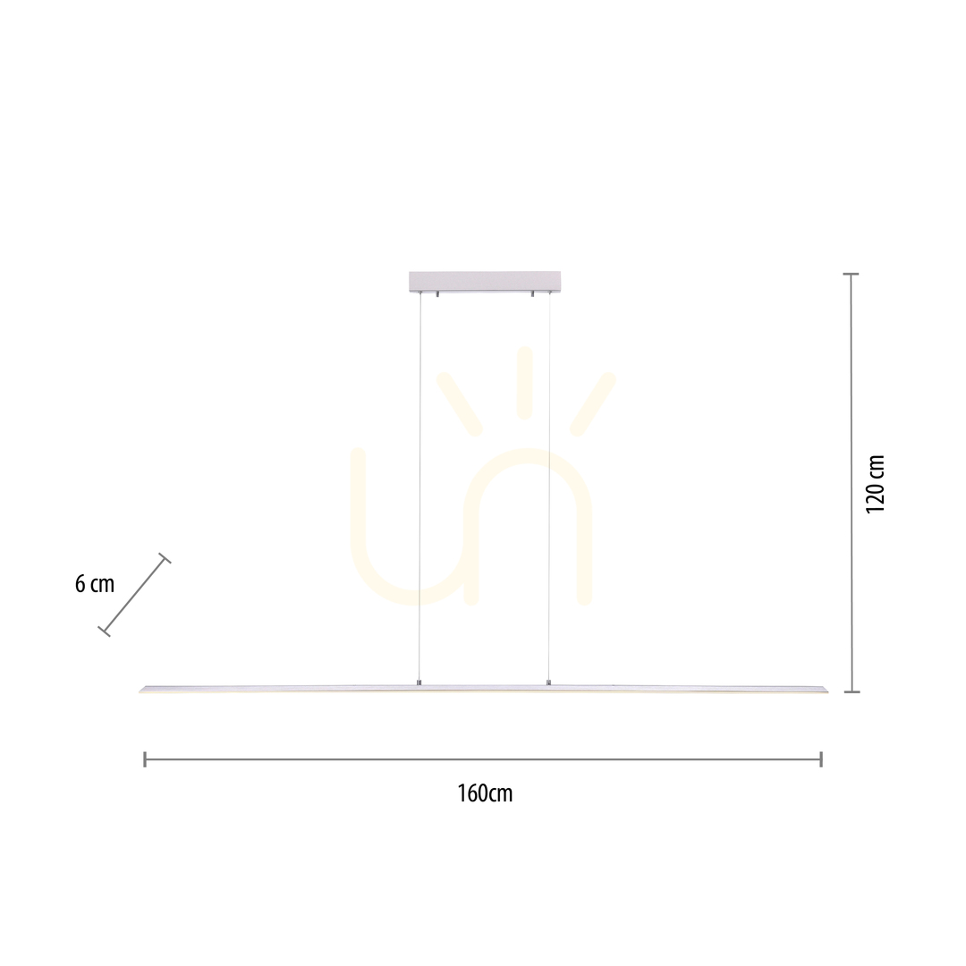View PURE-LITE 8377-55 Silver 1xLED Pendant Light PURE-LITE 8377-55 Silver 1xLED Pendant Light