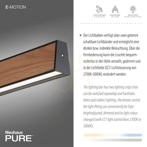 PURE E-MOTION 2570-79 Black 2xLED Pendant Light 3 PURE E-MOTION 2570-79 Black 2xLED Pendant Light small 3