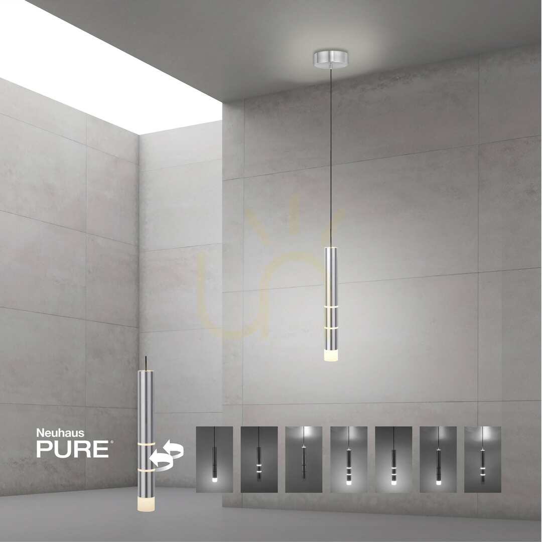 Check PURE-VEGA 2211-95 Silver 4xLED Pendant Light PURE-VEGA 2211-95 Silver 4xLED Pendant Light