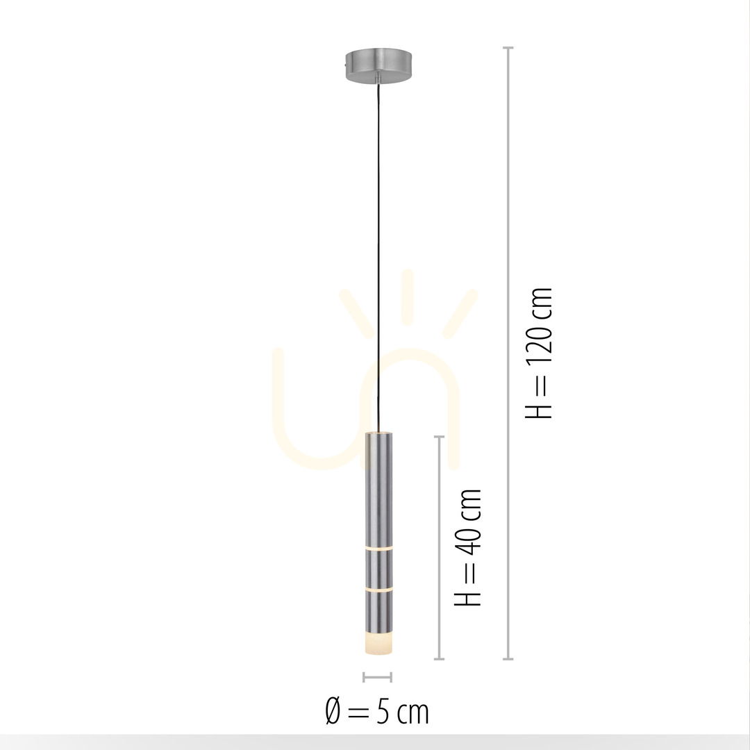 Preview PURE-VEGA 2211-95 Silver 4xLED Pendant Light PURE-VEGA 2211-95 Silver 4xLED Pendant Light