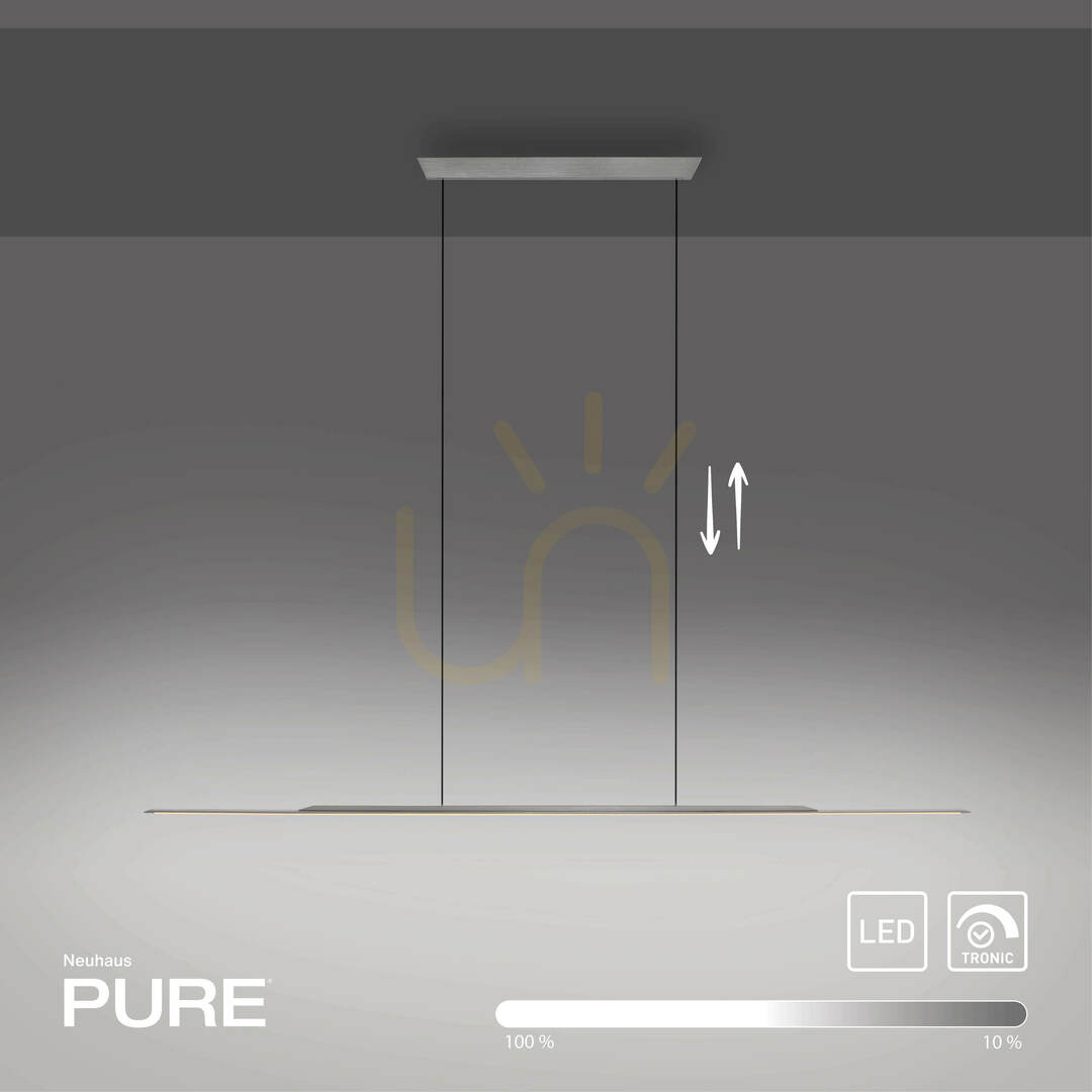 Display PURE SURFACE 2301-15 Gray 1xLED Pendant Light PURE SURFACE 2301-15 Gray 1xLED Pendant Light