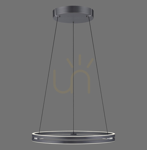 Check PURE E-LOOP 2551-15 Gray 2xLED Pendant Light