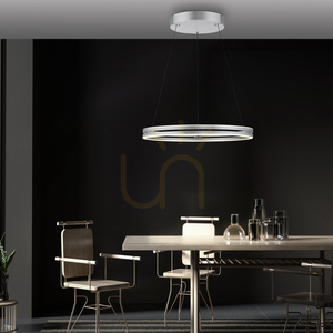 PUREE-LOOP 2551-95 Silver 2xLED Pendant Light 2 PUREE-LOOP 2551-95 Silver 2xLED Pendant Light small 2