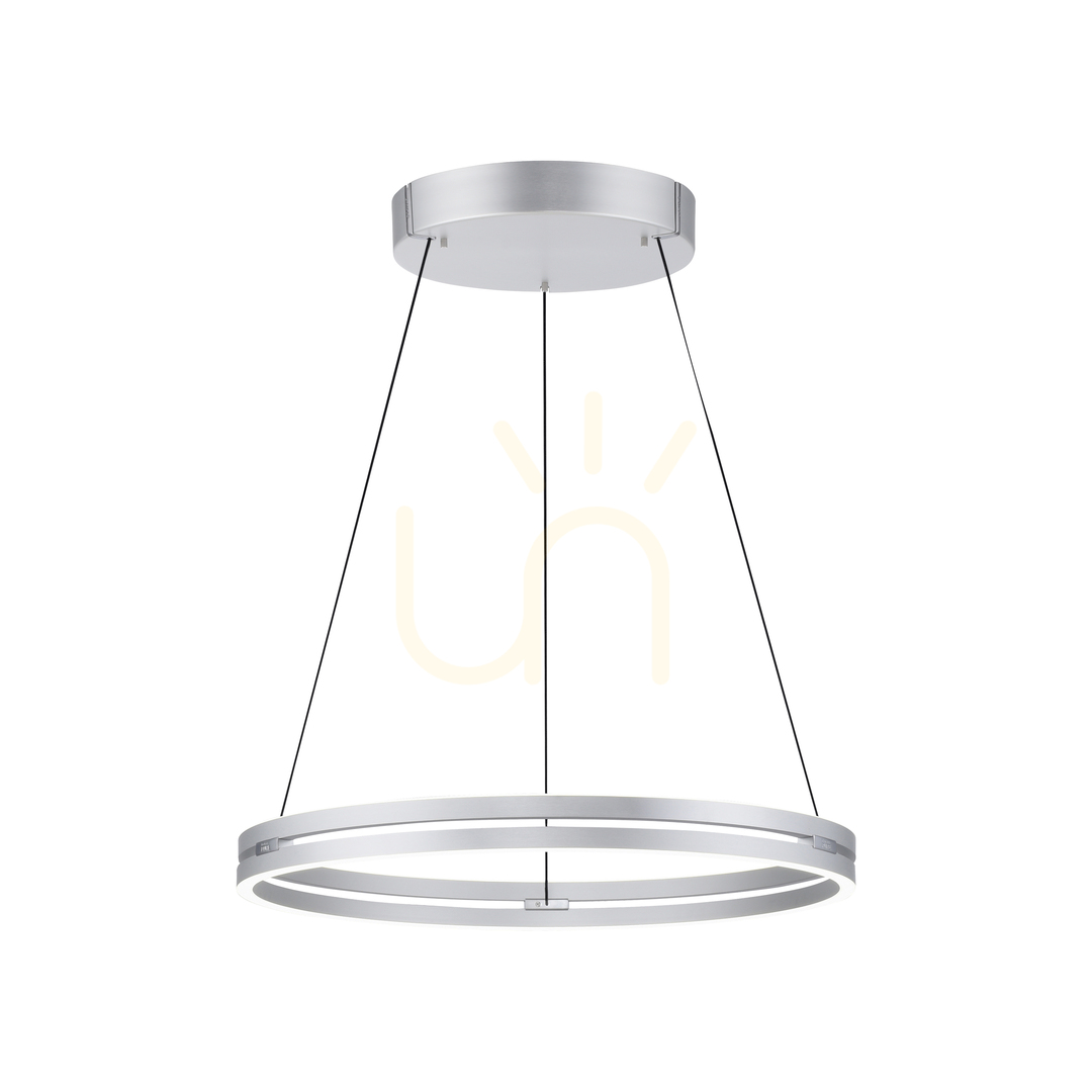 Preview PUREE-LOOP 2551-95 Silver 2xLED Pendant Light PUREE-LOOP 2551-95 Silver 2xLED Pendant Light