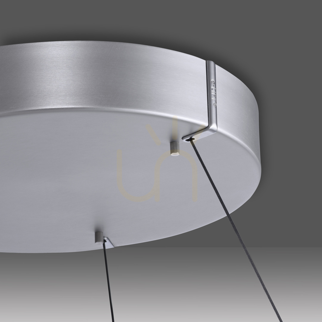 Show PUREE-LOOP 2551-95 Silver 2xLED Pendant Light PUREE-LOOP 2551-95 Silver 2xLED Pendant Light