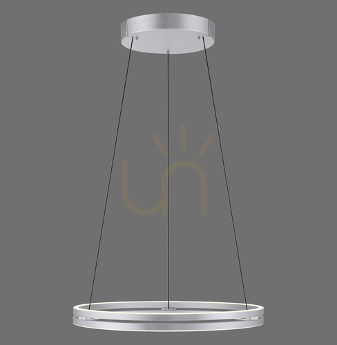 Check PUREE-LOOP 2551-95 Silver 2xLED Pendant Light