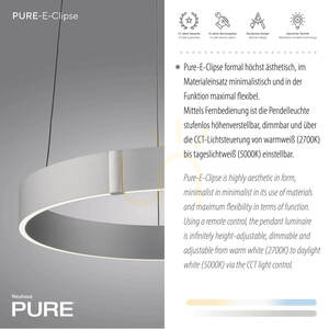 PURE E-CLIPSE 2560-95 Silver 2xLED Pendant Light 4 PURE E-CLIPSE 2560-95 Silver 2xLED Pendant Light small 4