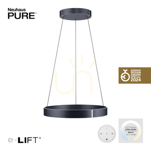 PURE E-CLIPSE 2561-15 Gray 2xLED Pendant Light 1 PURE E-CLIPSE 2561-15 Gray 2xLED Pendant Light small 1