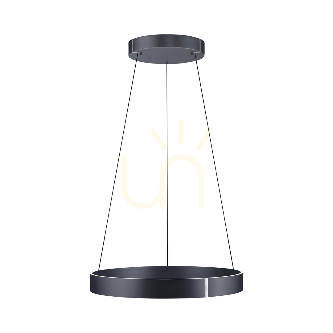View PURE E-CLIPSE 2561-15 Gray 2xLED Pendant Light PURE E-CLIPSE 2561-15 Gray 2xLED Pendant Light