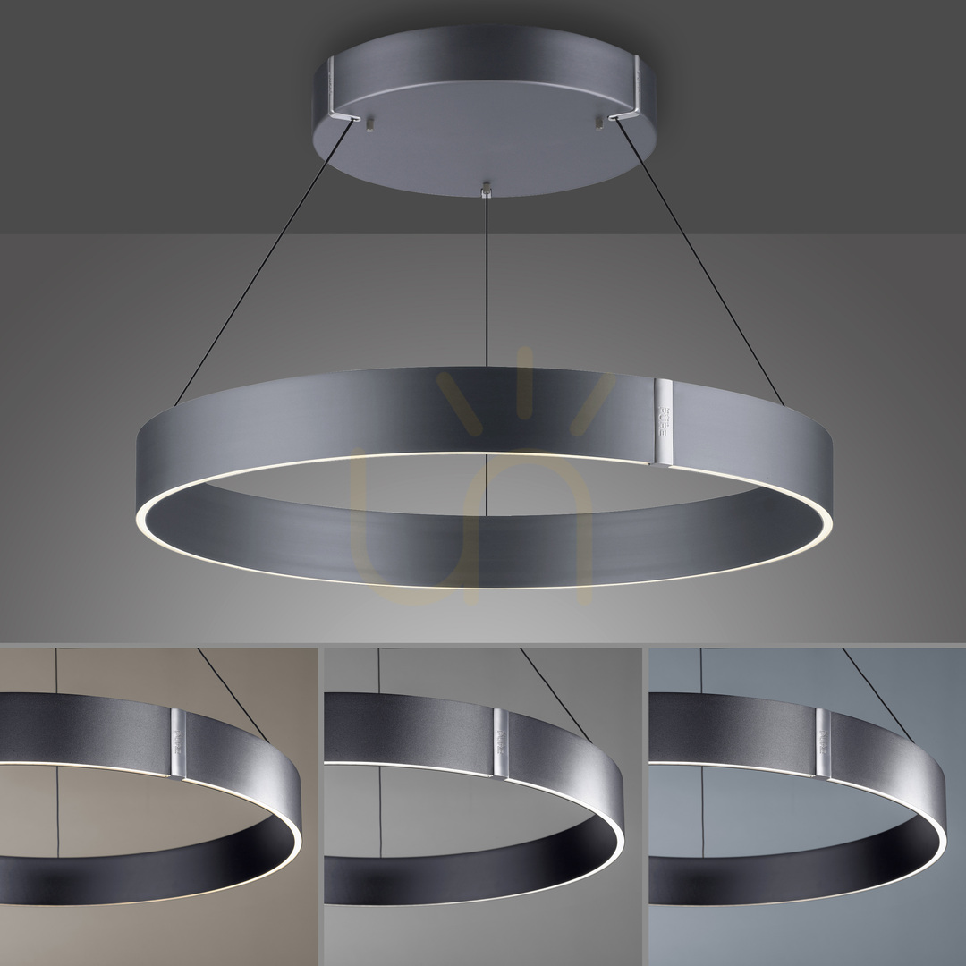 Check PURE E-CLIPSE 2561-15 Gray 2xLED Pendant Light PURE E-CLIPSE 2561-15 Gray 2xLED Pendant Light