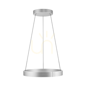 PURE E-CLIPSE 2561-95 Silver 2xLED Pendant Light small 15
