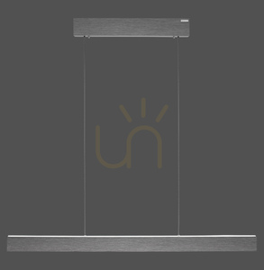 PURE E-MOTION 2570-15 Gray 2xLED Pendant Light small 0