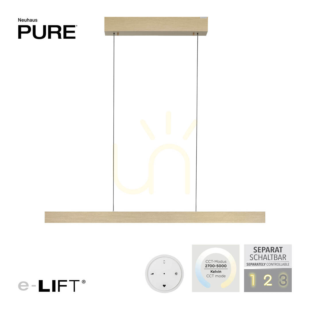 Preview PURE E-MOTION 2570-60 Brass 2xLED Pendant Light PURE E-MOTION 2570-60 Brass 2xLED Pendant Light