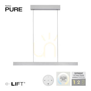 PURE E-MOTION 2570-95 Silver 2xLED Pendant Light 1 PURE E-MOTION 2570-95 Silver 2xLED Pendant Light small 1
